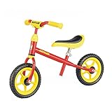 Kettler Laufrad Speedy – das verstellbare Lauflernrad – Kinderlaufrad mit Reifengröße: 10 Zoll – stabiles & sicheres Laufrad ab 2 Jahren – rot & gelb