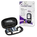 SD CodeFree Blutzuckermessgerät Set mit Teststreifen, Diabetes-Set mg/dL, Vorteilspack zur Diabetes-Messung inkl. Blutzuckerteststreifen und Blutlanzetten