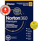 Norton 360 | Premium + Utilities Ultimate | 10 Gerät | 1 Benutzer | 1 Jahr | Aktivierungscode per Email