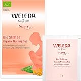 WELEDA Bio Mama Stilltee, Naturkosmetik Milchproduktions-Tee zur Unterstützung der Milchbildung, Bio Kräutermischung mit mildem Geschmack hilft den Feuchtigkeitshaushalt auszugleichen (20 Beutel x 2g)