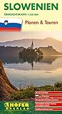Übersichtskarte Slowenien - SL 600: Planen & Touren: Mit Lupe und Reisetipp. Mit separatem Ortsnamenverzeichnis. Innenstadtplan Maribor/Marburg und Ljubljana/Laibach. Detailkarte Gottscheer Land
