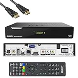 Edision PICCOLLO S2+T2/C Combo Receiver H.265/HEVC (DVB-S2, DVB-T2, DVB-C,) CI Full HD USB Schwarz inkl. HDMI Kabel