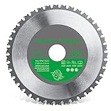 Diment Power Kreissägeblatt 185mm*20mm*38T zum Schneiden von Stahl, Aluminium, Holz, Kunststoff verwendet werden