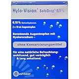 Hylo-Vision SafeDrop 0,1% Lösung Fläschchen, 20 ml Lösung