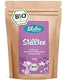 Lilabu Stilltee Bio 100g - 100% Bio-Zutaten, ohne Zusätze - reines Naturprodukt nach altem Hebammenrezept - abgefüllt und kontrolliert in Deutschland