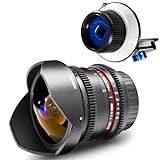 Walimex pro VDSLR Set Fish-Eye II 8mm f/3,8 für Nikon inkl. Follow Fokus System