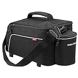 Rixen und Kaul Unisex – Erwachsene Rackpack Light Gepäckträgertasche, schwarz, Uni