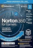 Norton 360 for Gamers 2021 | 3 Geräte | Cybersicherheit für PC-Gamer | 1-Jahres-Abonnement mit automatischer Verlängerung | PC, Mac oder Mobilgerät | Aktivierungscode per Email