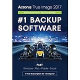 Acronis THJXB2UKS True Image 2017 Lizenz, 1 Computer mit 1 TB Cloud-Speicher