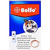 BOLFO Flohschutzband braun f.kleine Hunde/Katzen 1 St