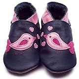 Inch Blue Bird d'amour Navy Leather Small (0-6 months)