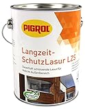 Pigrol Langzeit-Schutzlasur 5L schiefer Holzlasur für alle Hölzer im Außenbereich