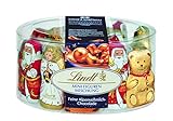 Lindt Schokolade Mini-Figuren Mischung Weihnachten | 200 g Vollmilchschokolade | Schokoladen-Geschenk zu Weihnachten